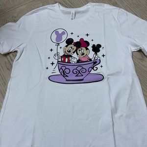 Disney Mickey and Minnie Tea Cup T-Shirt